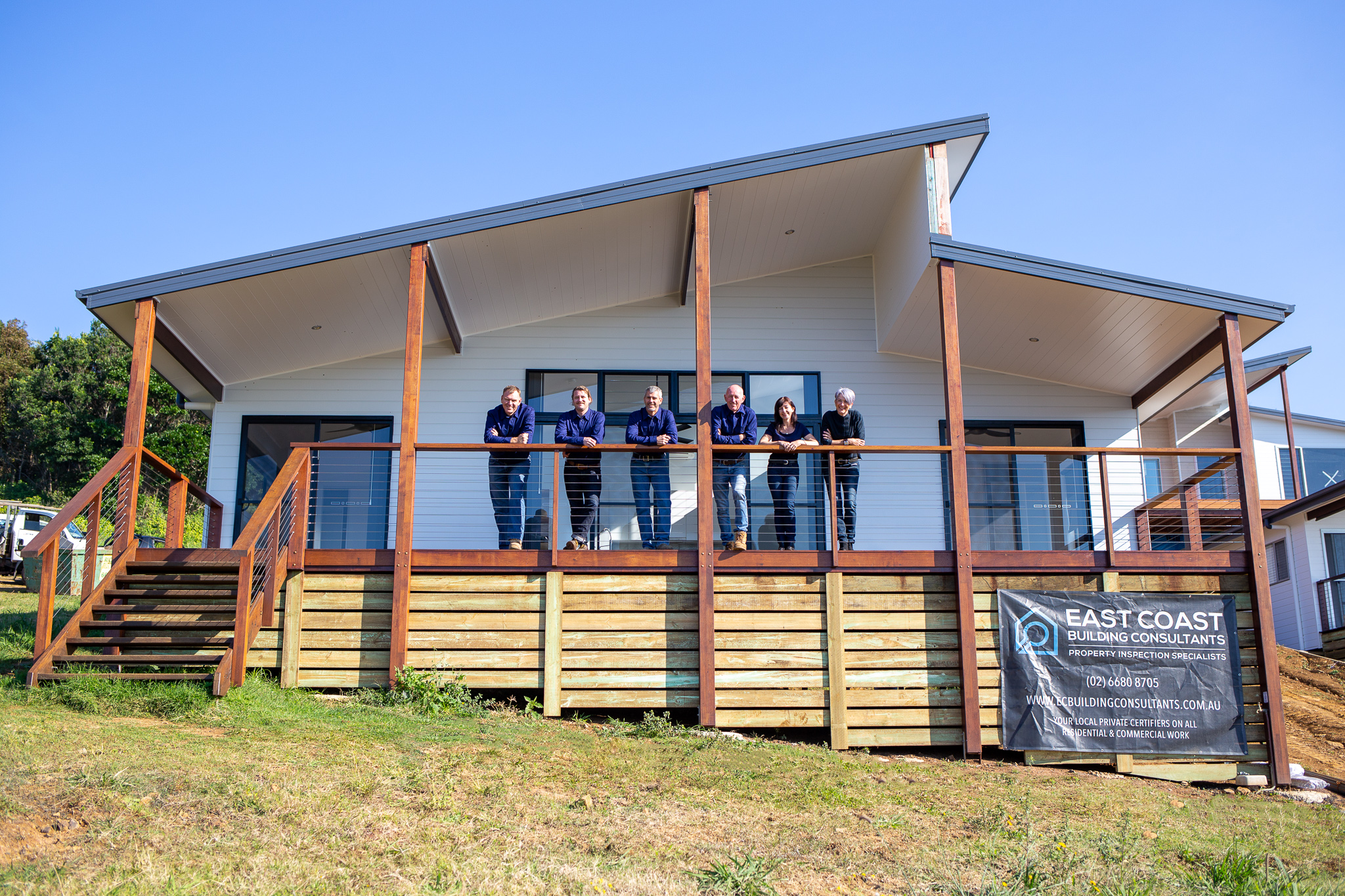 Team Shot on Decking Area