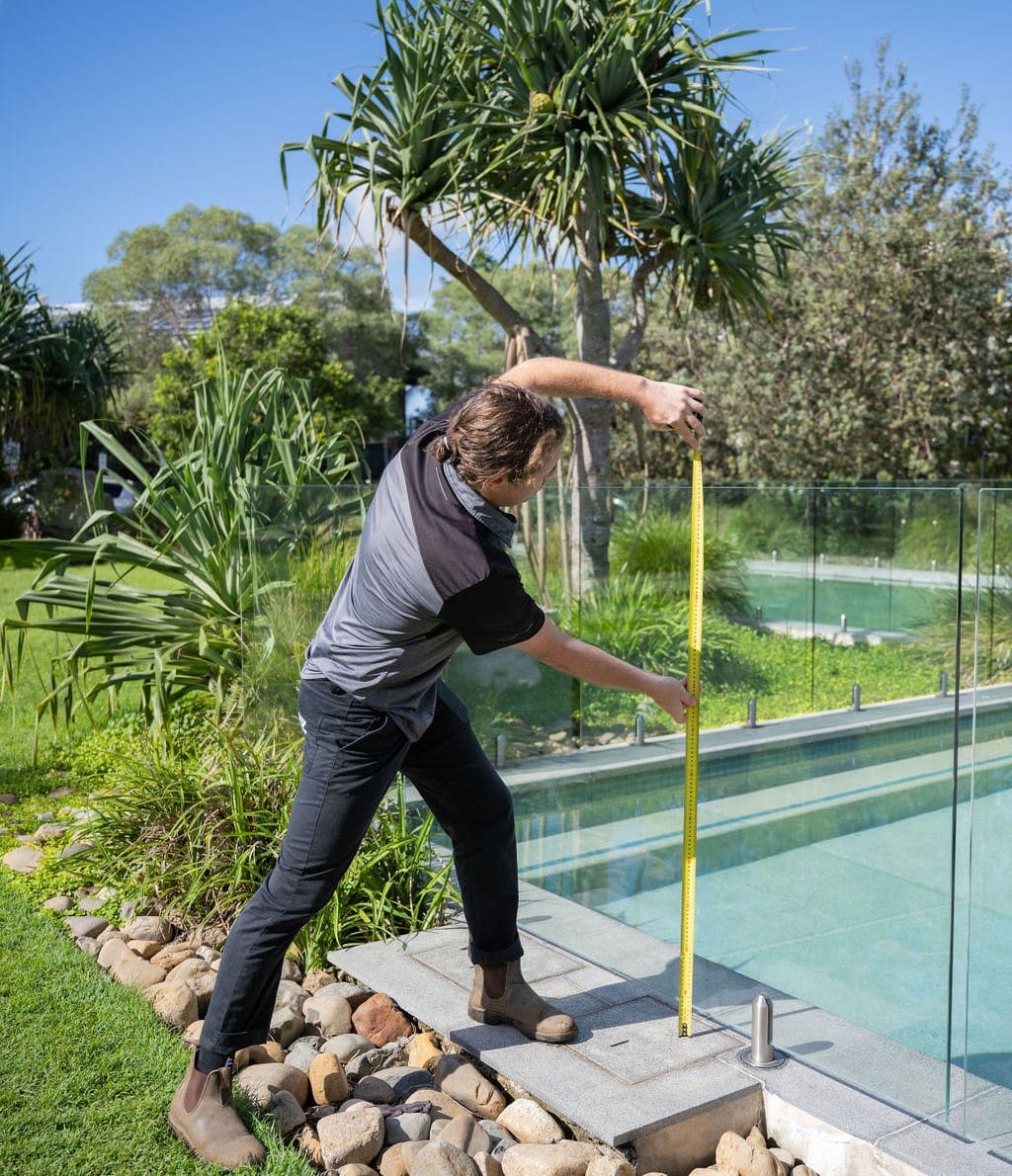 Pool inspection 2 pool fence